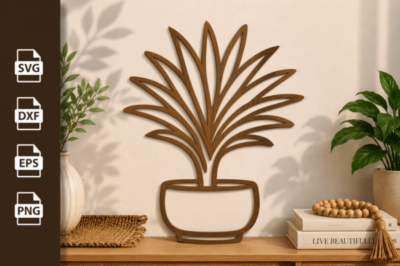 Download Potted Plant Tree Laser Cut Files Svg - Laser cut Collection